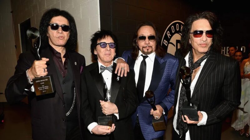 Gene Simmons, Paul Stanley y Peter Criss asistieron al último adiós a Ace Frehley
