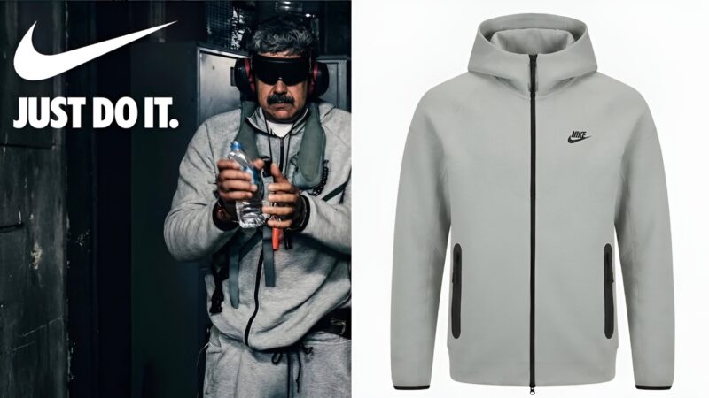 Nike gana millones tras viralizarse el conjunto deportivo que usó Maduro esposado