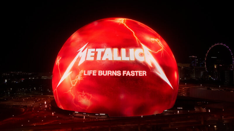Metallica en Las Vegas Sphere: Anuncian residencia histórica «Life Burn Faster» para 2026