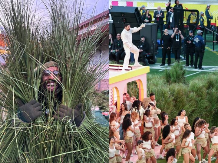 ¿Cuánto cobraron las «personas arbusto» del show del Super Bowl?